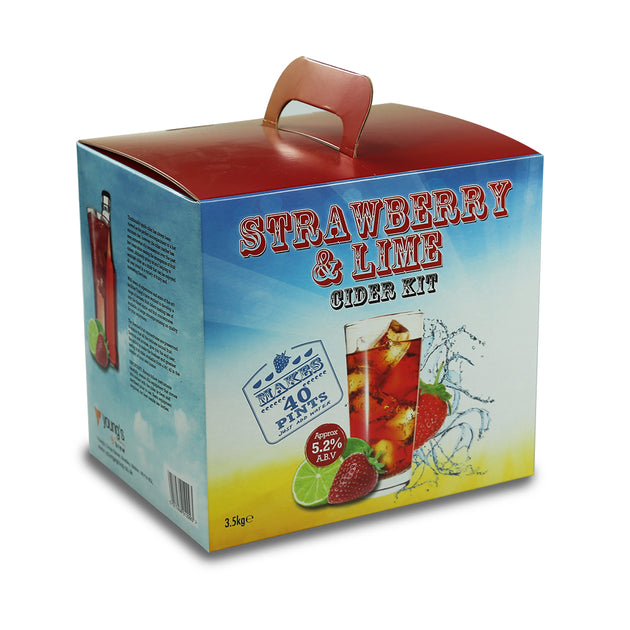 Youngs Premium 40 Pint Cider Kit Strawberry & Lime