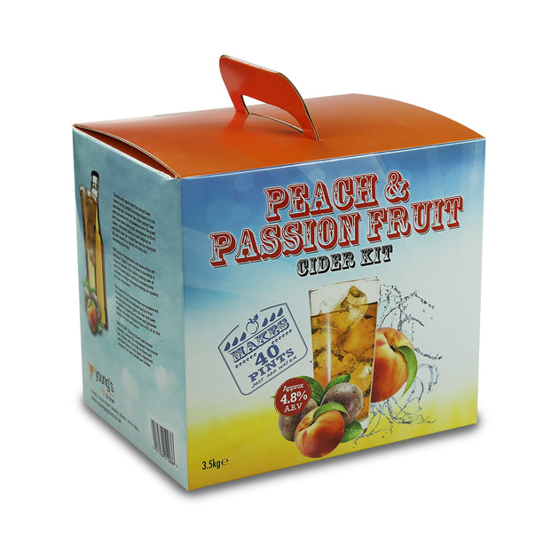 Youngs Premium 40 Pint Cider Kit Peach & Passion Fruit