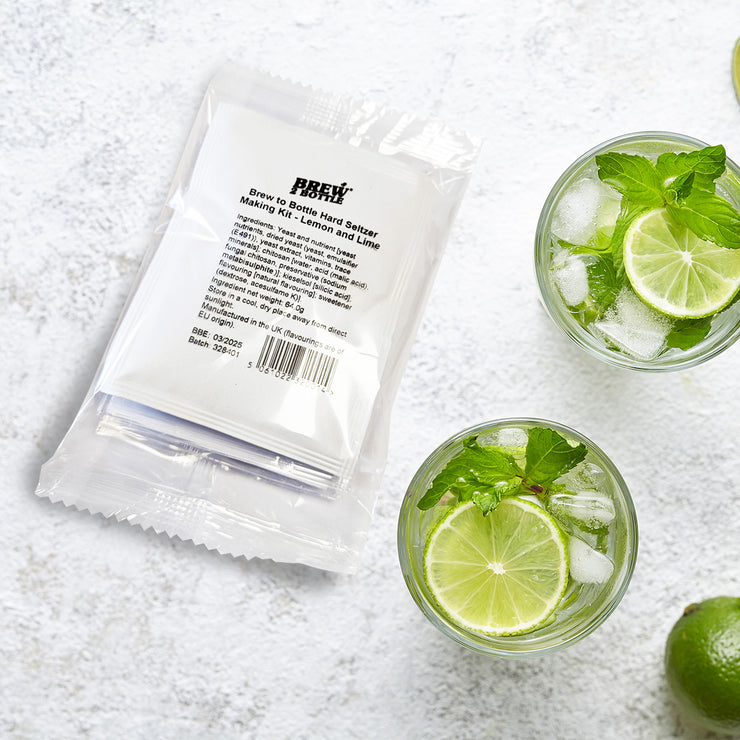 Brew2Bottle 35 Pint Lemon & Lime Hard Seltzer Kit