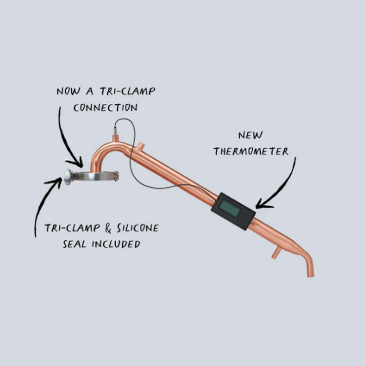 Still Spirits Create + Alembic Copper Condenser T-C