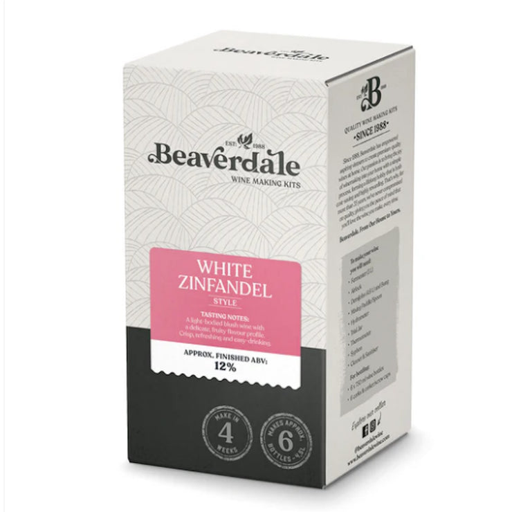 Beaverdale 4.5l 6 Bottle Rosé Wine Kit - White Zinfandel