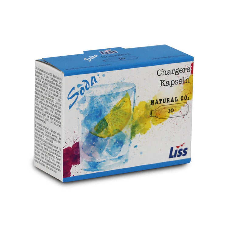 10 x 10 Pack LISS Food Grade 8g Co2 Gas Bulb (100 Bulbs)