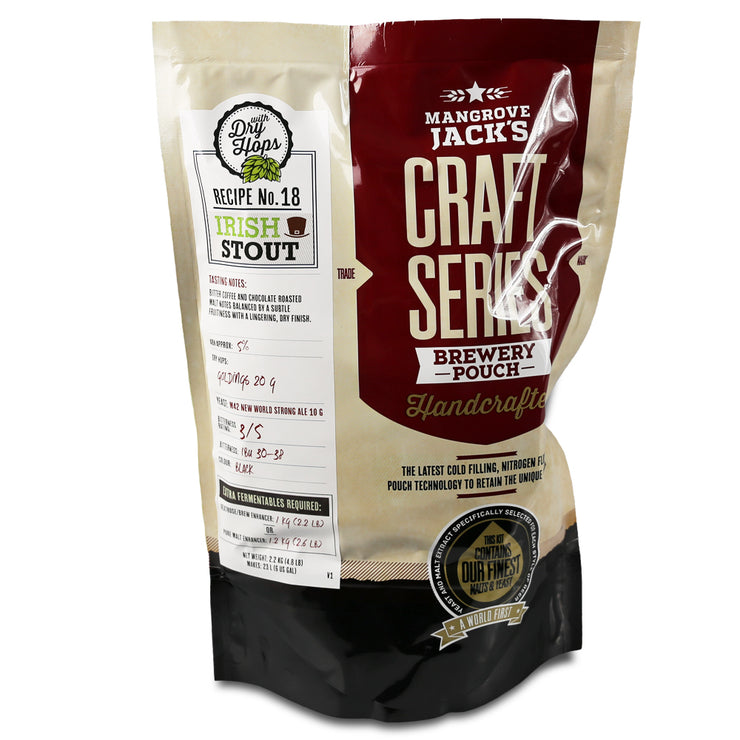 Mangrove Jacks Craft Series 40 Pints Irish Stout With Dry Hops + Beer Enhancer 2