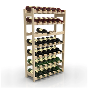 Pine Wine Rack - 42 Bottles