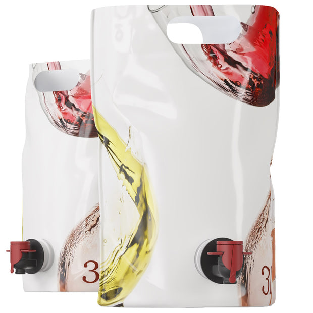 3L Wine Pouch wth Tap