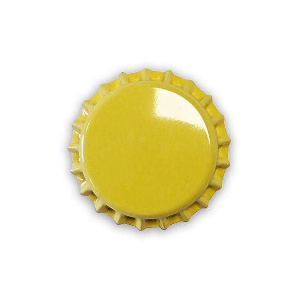 Yellow Crown Caps (200 Pack)