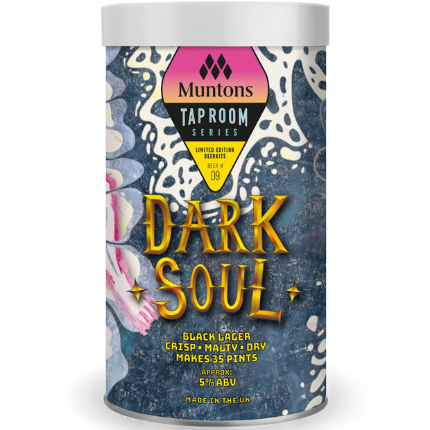 Muntons Tap Room Dark Soul 35 Pint Black Lager Kit