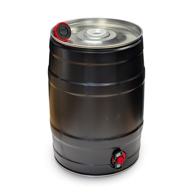 Black 5ltr Mini Keg With Built In Tap