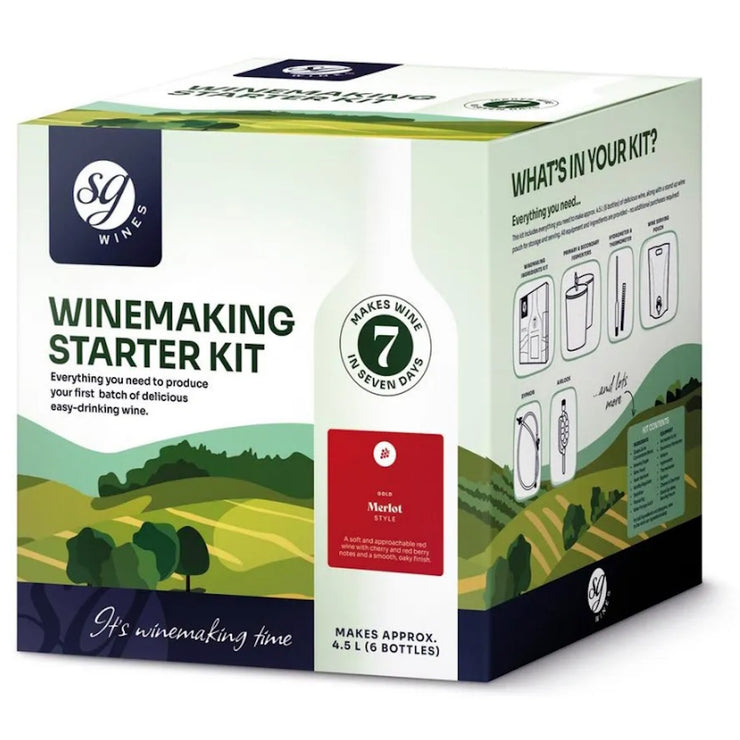 SG Wine 6 Bottle Starter Kit - Merlot