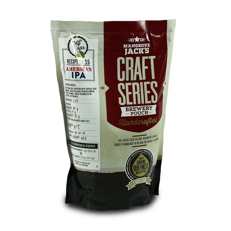 Mangrove Jacks Craft Series 40 Pints American IPA with Dry Hops + Beer Enhancer 1