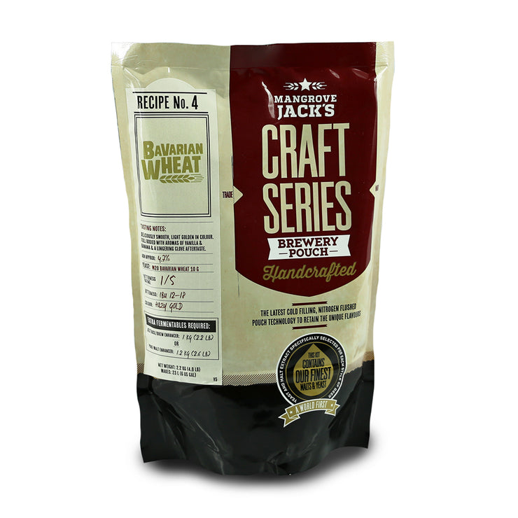 Mangrove Jacks Craft Series 40 Pints Bavarian Wheat Pouch + Beer Enhancer 1