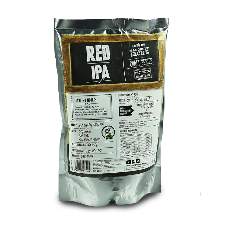 Mangrove Jacks Craft Series 40 Pints Red IPA + Beer Enhancer 2