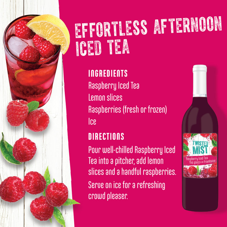 WineXpert Twisted Mist 30 Bottle Raspberry Iced Tea