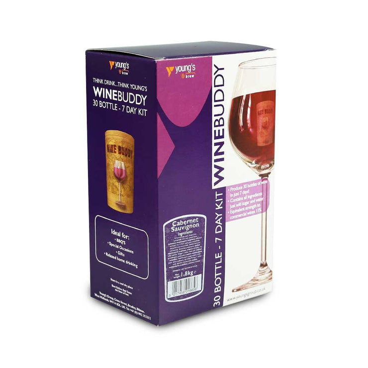 Wine Buddy 30 Bottle 7 Day Wine Kits