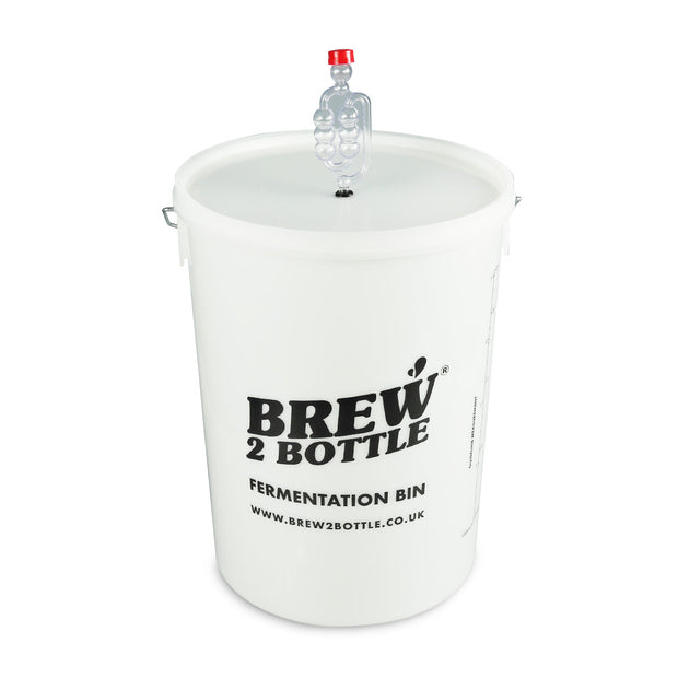 Brew2Bottle 25ltr Bucket, Lid with Grommet & Bubbler Airlock
