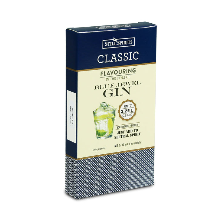 Still Spirits 2.25 Litre Twin Sachet Classic Flavouring - Blue Jewel Gin