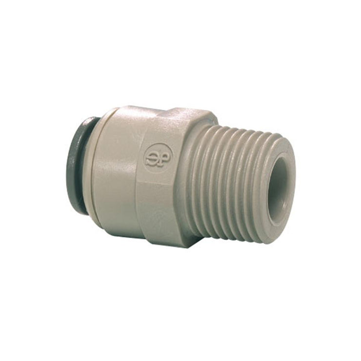 DM Fittings Straight Adaptor - PI Fitting - 5/16'' OD - NPTF 1/4 Thread