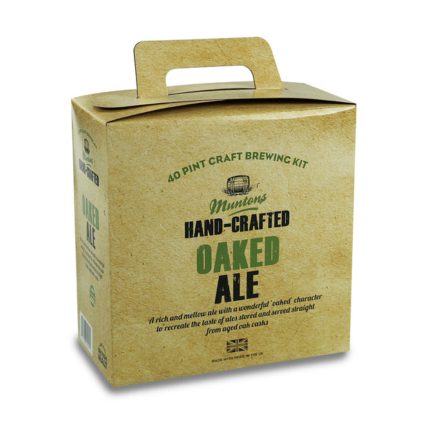 Muntons Hand Crafted 40 Pint Beer Kit - Oaked Ale