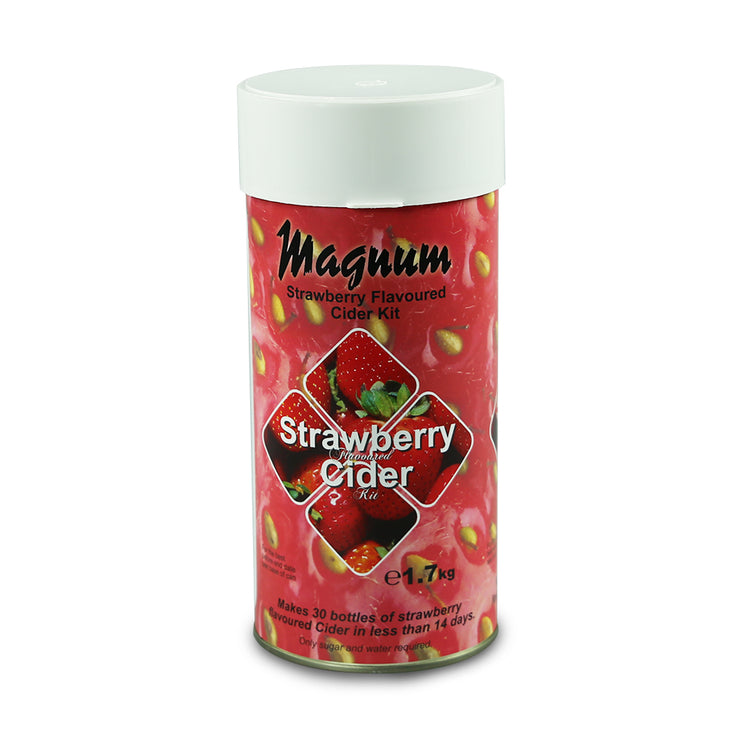 Magnum 30 Bottle 14 Day Cider Kit - Strawberry