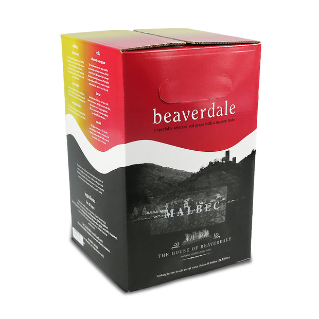 Beaverdale 23l 30 Bottle Red Wine Kit - Malbec