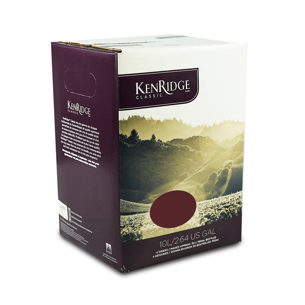 KenRidge Classic 30 Bottle 4 Week Cabernet Sauvignon Red Wine Kit - Brew2Bottle