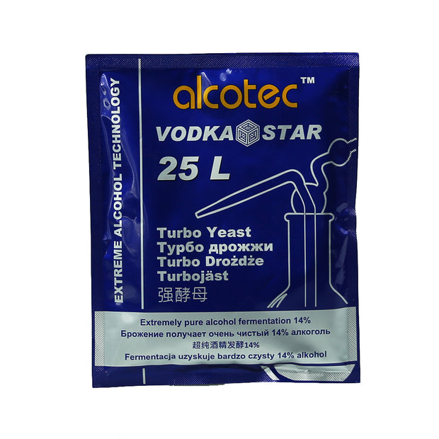 Alcotec 25l Vodka Star - 6 Day Turbo Yeast - Brew2Bottle Home Brew