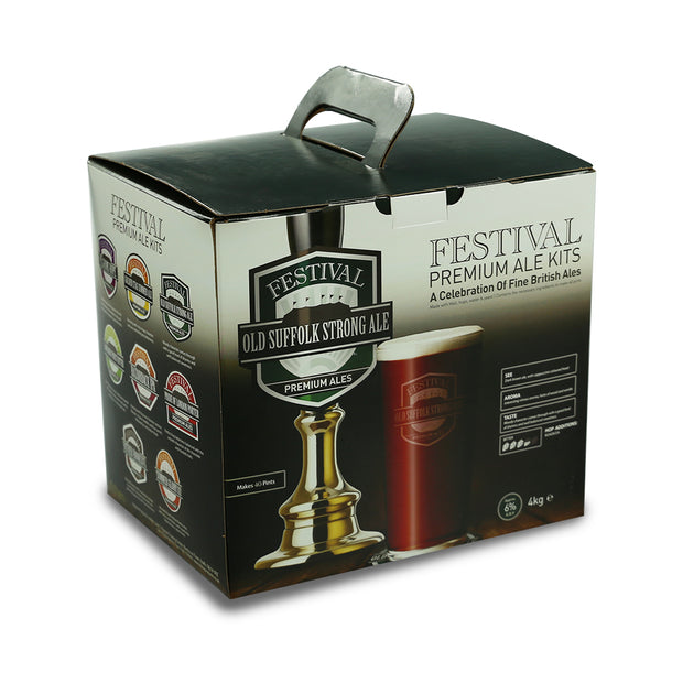 Festival 40 Pint Home Brew Beer Kit - Old Suffolk Strong Ale