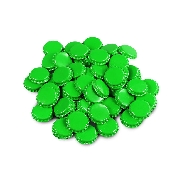 EasyBrew UK Green Crown Caps (200 Pack)