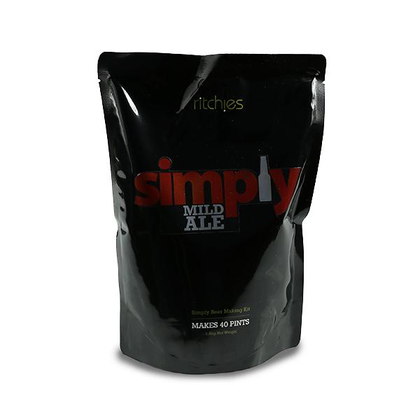 Ritchies Simply 40 Pint Beer Kit - Mild (7 Pack)
