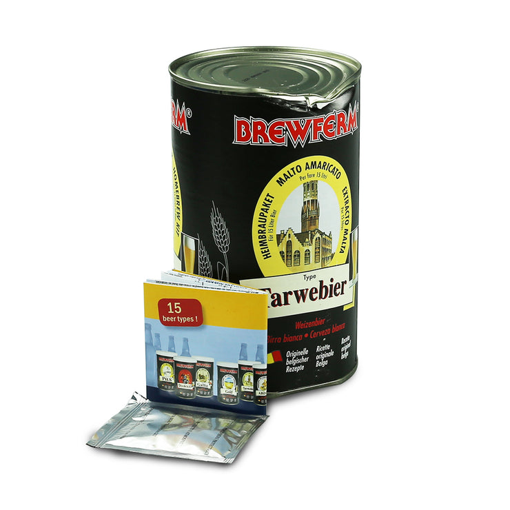 Brewferm ABV 5% 26 Pint Belgian Beer Kit - Tarwebier/Wheat Beer - Brew2Bottle Home Brew
