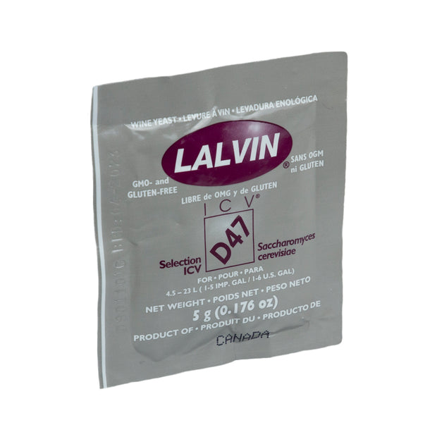 Lalvin D47 White & Blush Style Wine Yeast