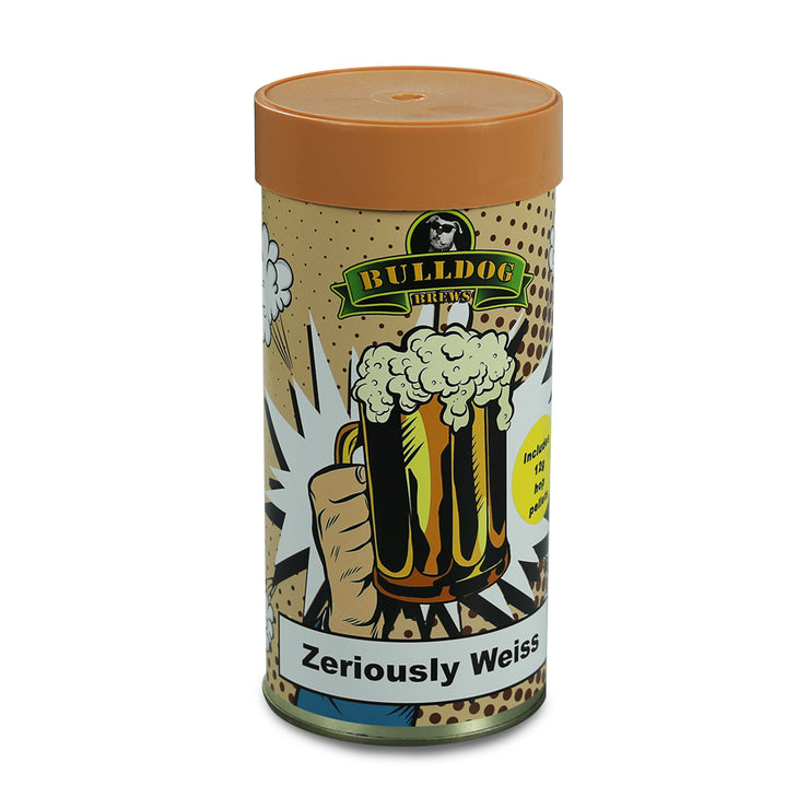 Bulldog Brews 40 Pint Zeriously Wiess Wheat Beer with Finishing Hops