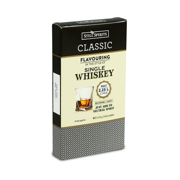 Still Spirits 2.25 Litre Twin Sachet Classic Flavouring - Single Whisky