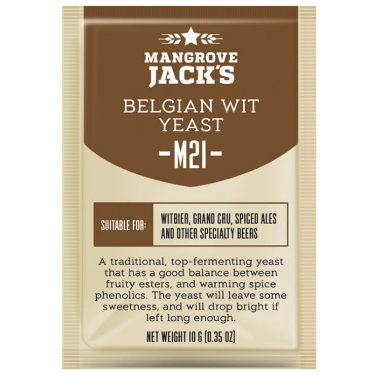 Mangrove Jack's 10g Beer Yeast - M21 Belgian Wit