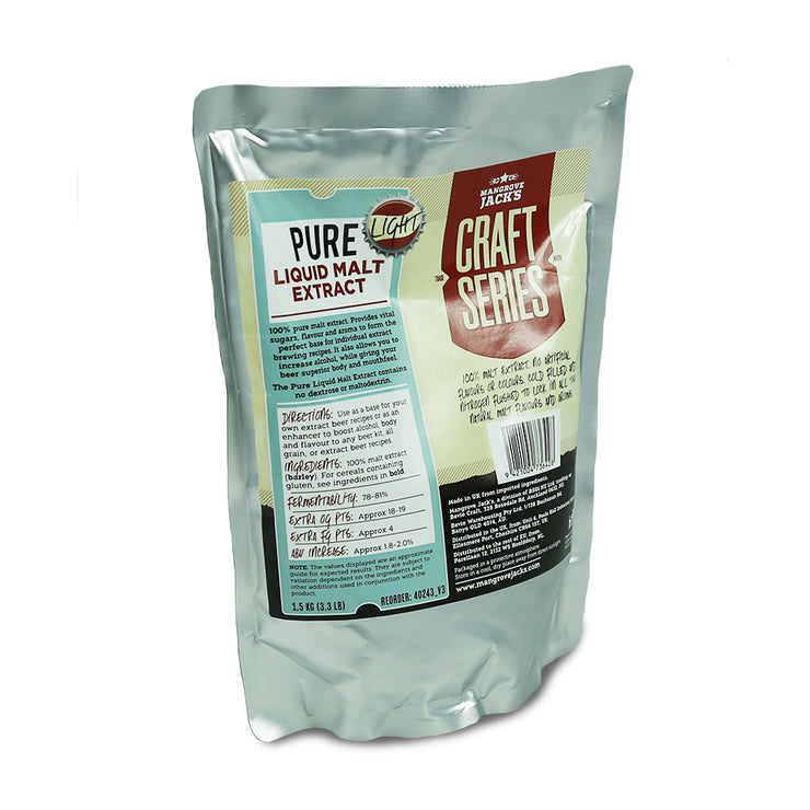 Mangrove Jacks 1.5kg Pure Liquid Malt Extract - Light