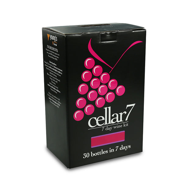 Cellar 7 Merlot Blush 7 Day Rose Wine Kit - 30 Bottle