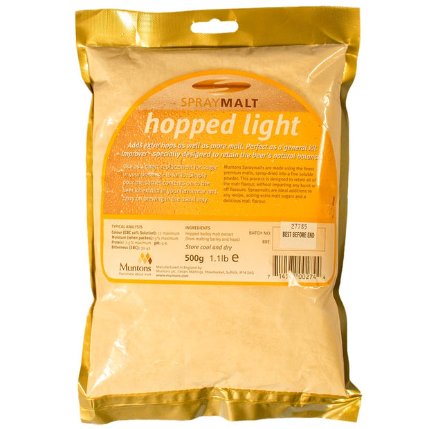 Hopped Light Malt Extract 500g - Brew2Bottle Home Brew
