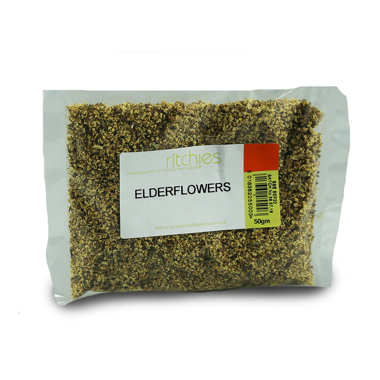 Ritchies Dried Elderflowers - 50g - Brew2Bottle Home Brew