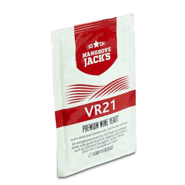 Mangroves Jack's 8g Wine Yeast - VR21 Full Fruit & Country Red Wine