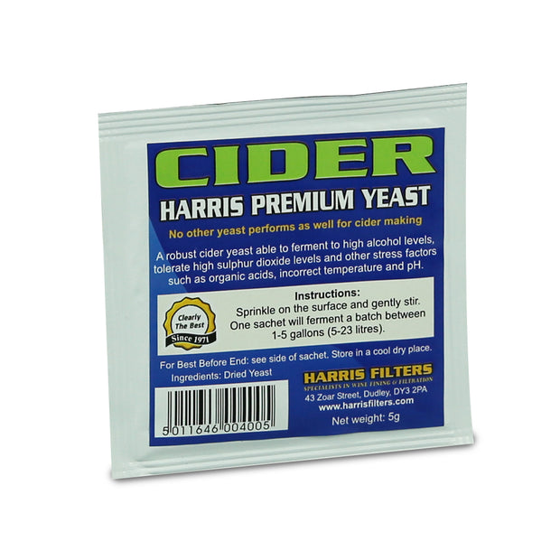 Harris Premium Cider Yeast - Brew2Bottle Home Brew