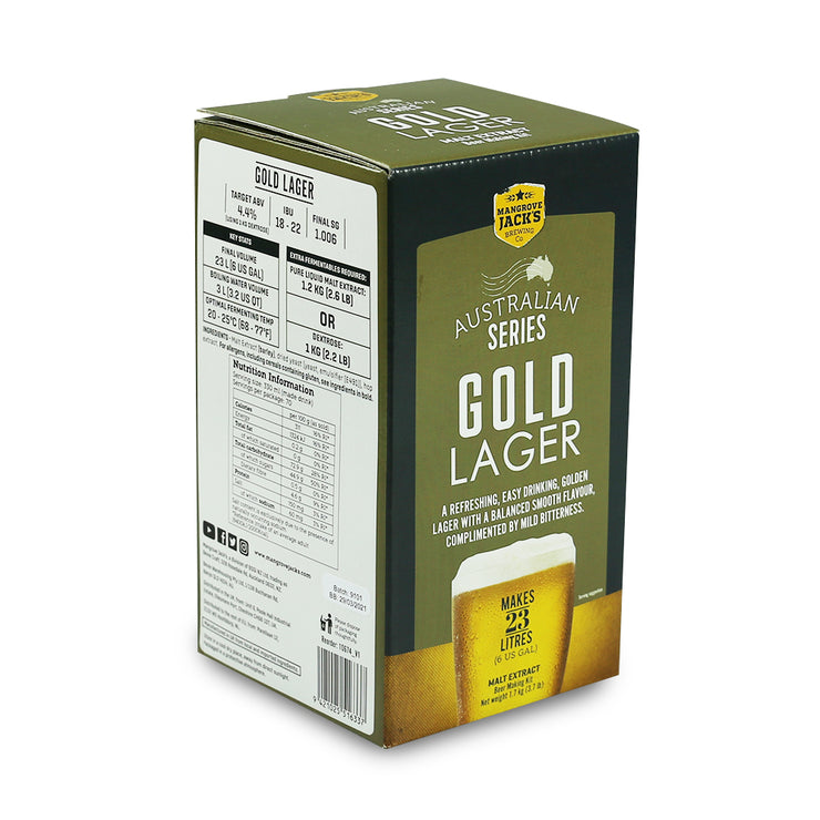 Mangrove Jacks Brewers Series 40 Pint Gold Lager