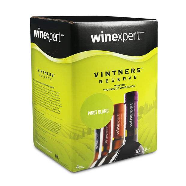 Winexpert Vintners Reserve 30 Bottle Red Wine Kit - Pinot Blanc - Brew2Bottle