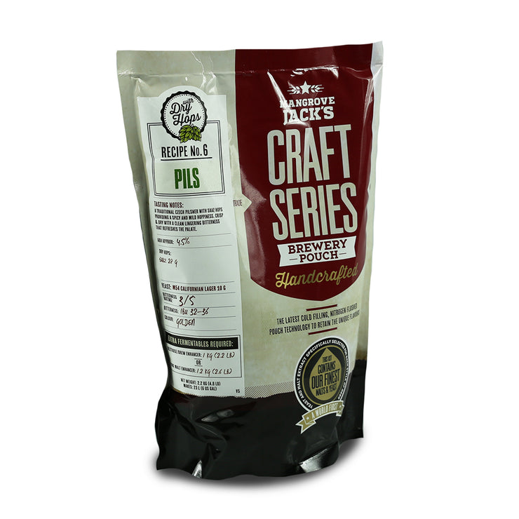 Mangrove Jacks Craft Series 40 Pints Pils with Dry Hops
