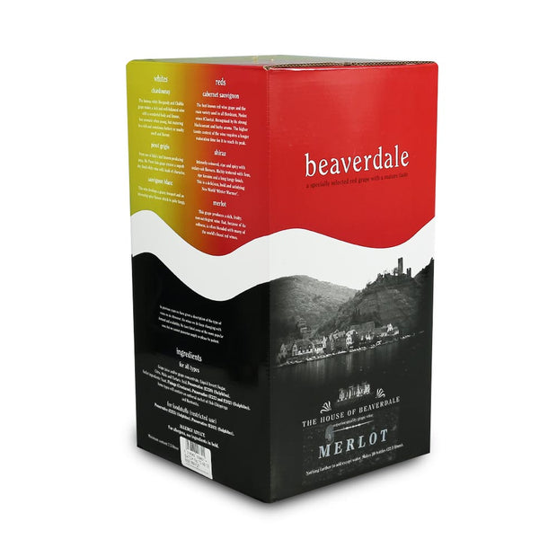 Beaverdale 23l 30 Bottle Red Wine Kit - Merlot