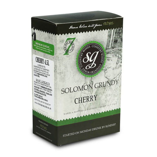Solomon Grundy Country 6 Bottle 7 Day Wine Kit - Cherry