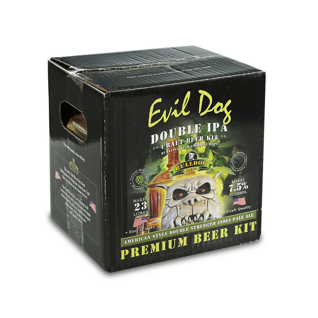Bulldog Brews ABV 7.1% 40 Pint Beer Kit - Evil Dog Double IPA