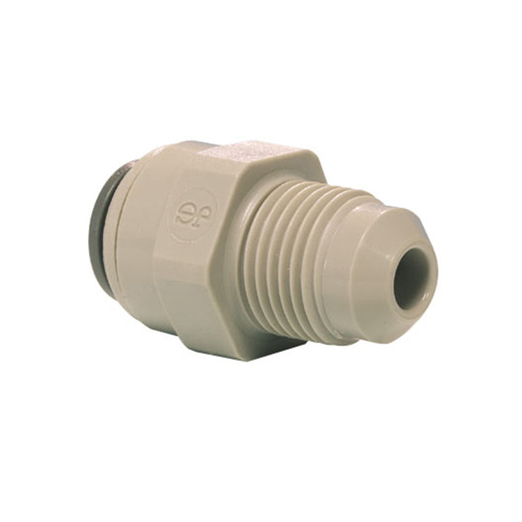 DM Fittings Straight Adaptor - MLF Thread - PI Fitting - 3/8'' - 1/4'' MLF Thread