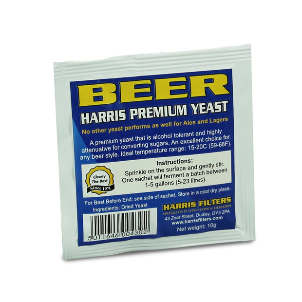 Harris Premium Beer Yeast - Brew2Bottle Home Brew