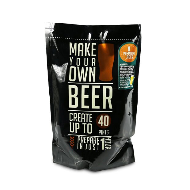 Make Your Own 40 Pint Premium Lager Beer Kit - Brew2Bottle Home Brew