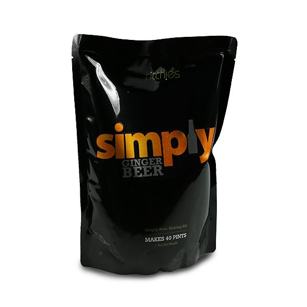 Ritchies Simply 40 Pint Beer Kit - Ginger Beer (7 Pack)